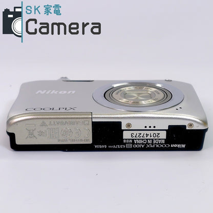 【中古】 Nikon COOLPIX A100 ニコン コンパクトデジタルカメラ 箱 充電器 電池付