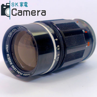 【中古】 Canon LENS 135ｍｍ F3.5 L39 キャノン 希少な元箱付 シリアル一致 キャップ付