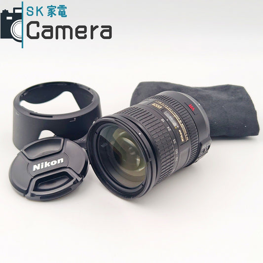 【中古】 Nikon DX AF-S NIKKOR 18-200ｍｍ F3.5-5.6 G ED VR フード キャップ付 ニコン