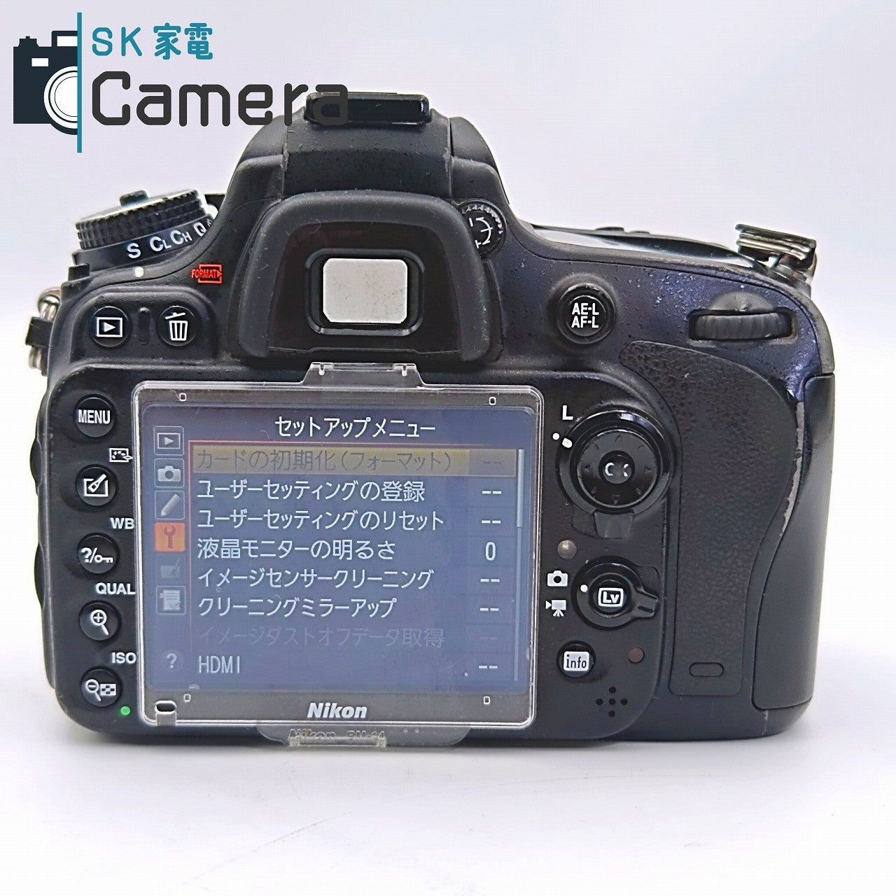 【中古】 Nikon D600 FX ニコン デジタル一眼レフ 電池 充電器付