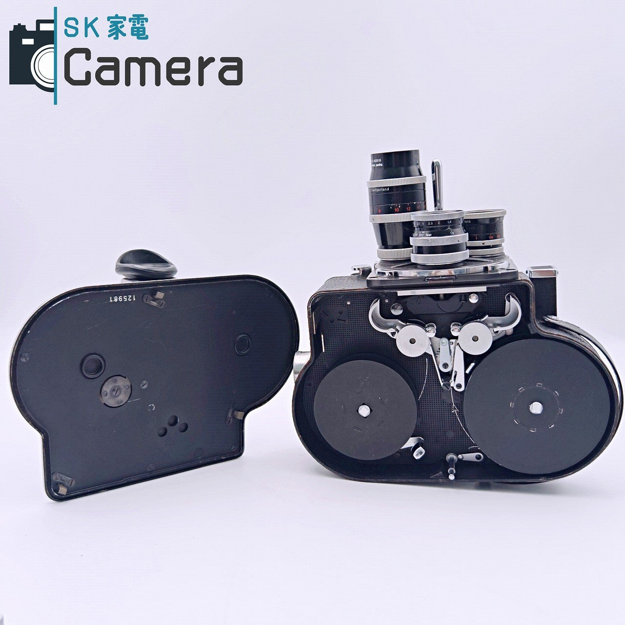 【中古】 RAILLARD BOLEX H16 16ｍｍ Kern-Paillard Switzerland YVR 75ｍｍ F2.8 SWITAR AR 25ｍｍ F1.4 YVAR AR 16ｍｍ F2.8 ボレックス