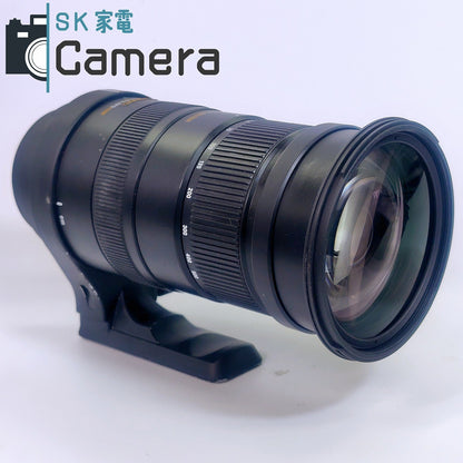 【中古】 SIGMA DG 50-500ｍｍ F4.5-6.3 APO HSM OS キャノン用 フード付き シグマ 良