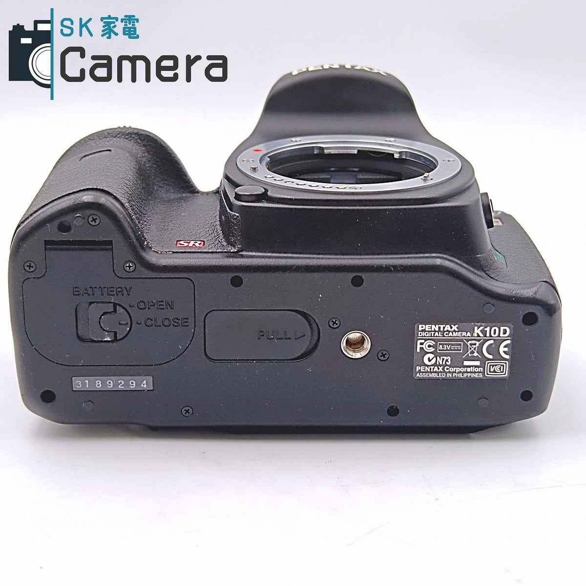 【中古】 PENTAX K10 D ペンタックス デジタル一眼レフ 電池 充電器付
