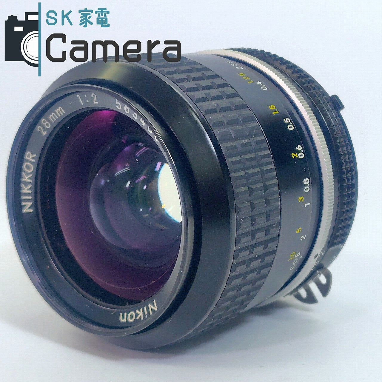 【中古】 Nikon NIKKOR 28ｍｍ F2 Ai ニコン キャップ付 美品