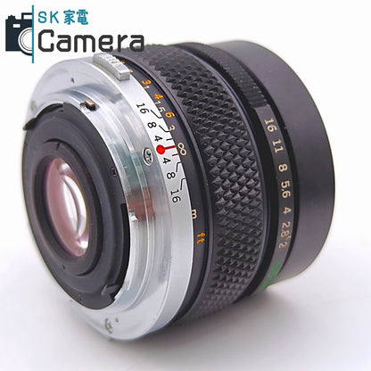 【中古】 OLYMPUS OM-SYSTEM ZUIKO MC AUTO-W 35ｍｍ F2 オリンパス キャップ フィルター 付