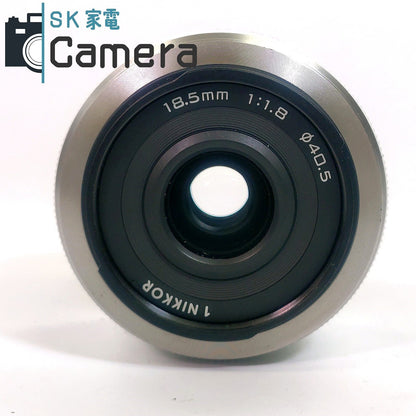 【中古】 1NIKKOR 18.5ｍｍ F1.8 ニコン ホワイト 美品