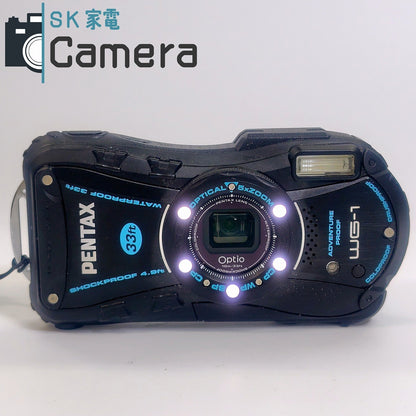 【中古】 PENTAX Optio WG-1 防水 コンパクトデジタルカメラ ペンタックス 電池 充電器付 美品