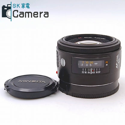 MINOLTA AF 50ｍｍ F1.4 キャップ付き ミノルタ Aマウント 美品