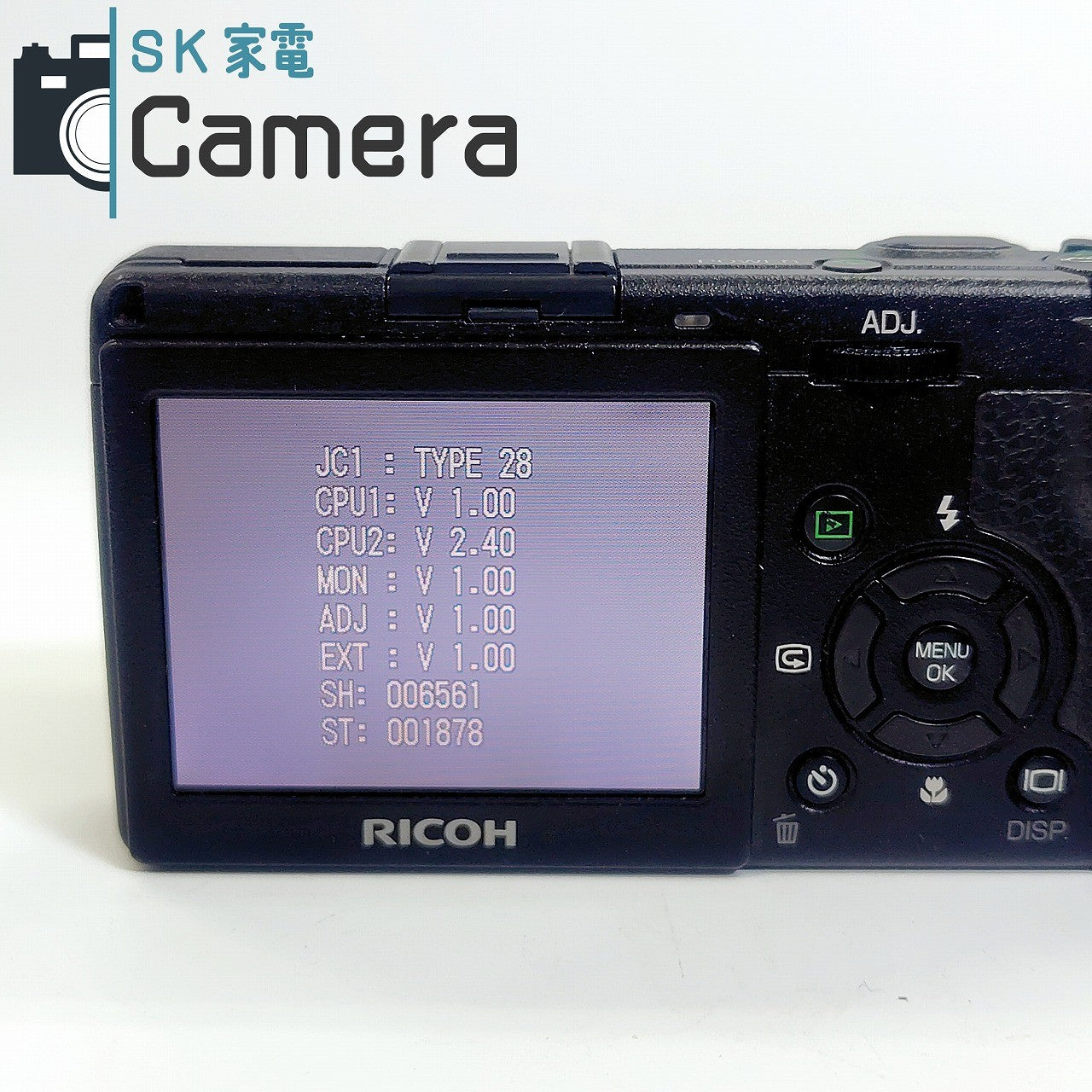 中古】 初代 RICOH GR DIGITAL 5.9mm F2.4 互換性電池 SD2GB 付