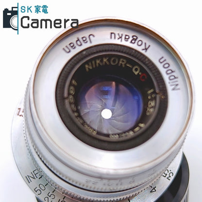 Nikon NIKKOR-Q・C 5cm F3.5 L39 Nippon Kogaku ニコン 並