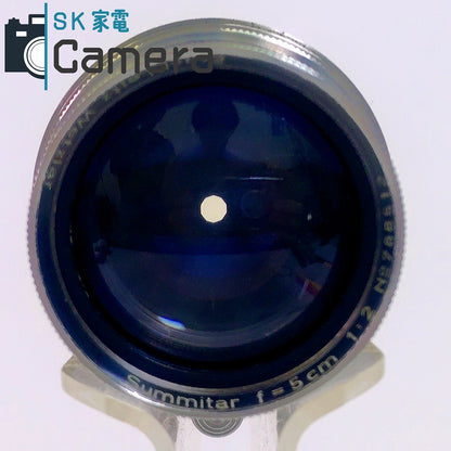 【中古】 Leitz Summitar 5cm F2 L39 2025年11月清掃済 ライカ ズミタール