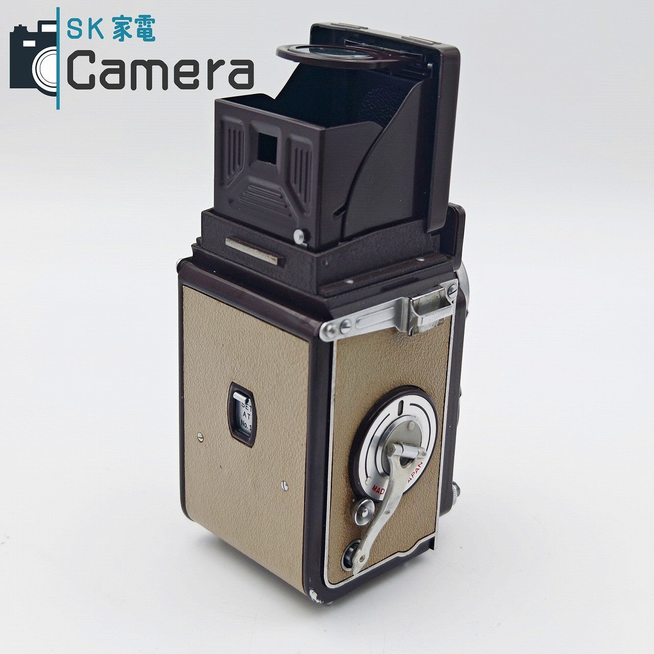 【中古】 YASHICA Yashica-44 Yashikor 60ｍｍ F3.5 ブラウン 茶 希少カラー 二眼レフカメラ ヤシカ