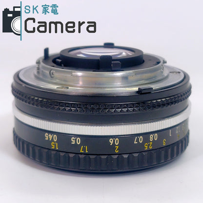【中古】 Nikon NIKKOR 50ｍｍ F1.8 Ai-s 2025年10月清掃済 ニコン パンケーキ