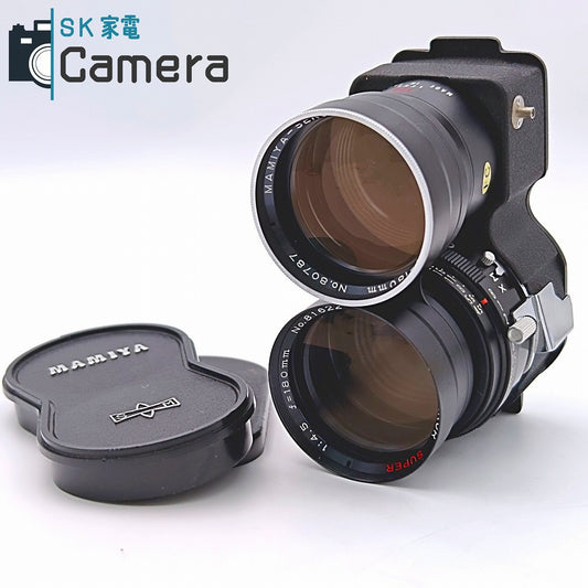 【中古】 MAMIYA-SEKOR SUPER 180ｍｍ F4.5 C330/C220 用 マミヤ キャップ付き