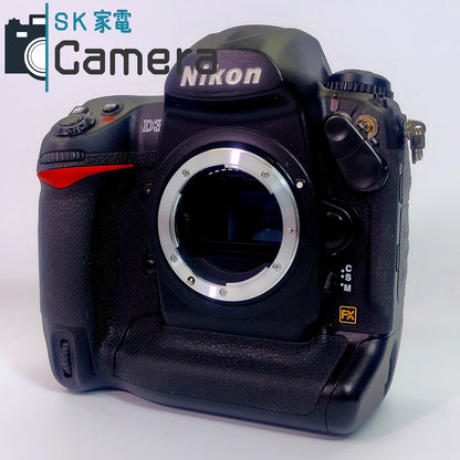 【中古】 Nikon D3 ボディ EN-EL4a 電池 付 良 ニコン
