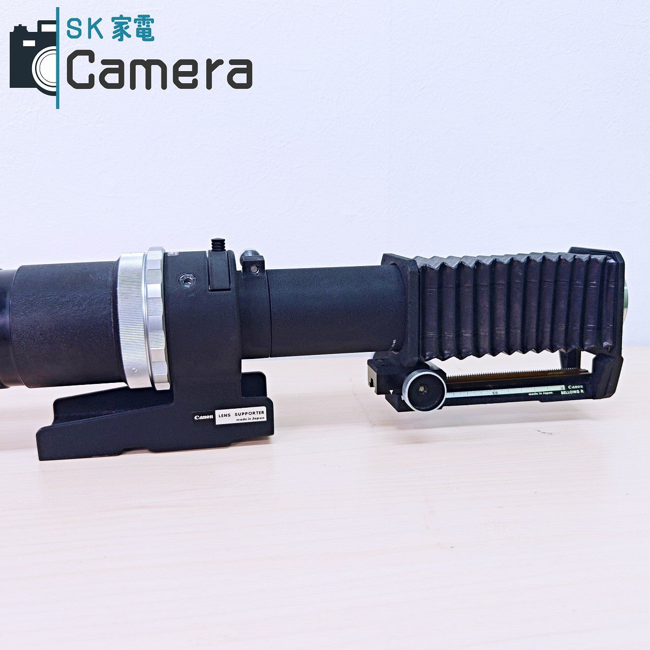 【中古】 Canon 1000ｍｍ F11 ベローズ R フード キャップ ケース ガイドブック 当時物保証書・シリカゲル 付 キャノン 光学良 希少品