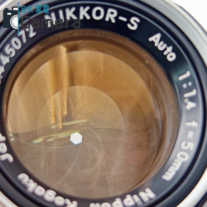 【中古】 NIKON NIKKOR-S Auto 50ｍｍ F1.4 非Ai ニコン Nippon Kogaku キャップ 保護フィルター 付