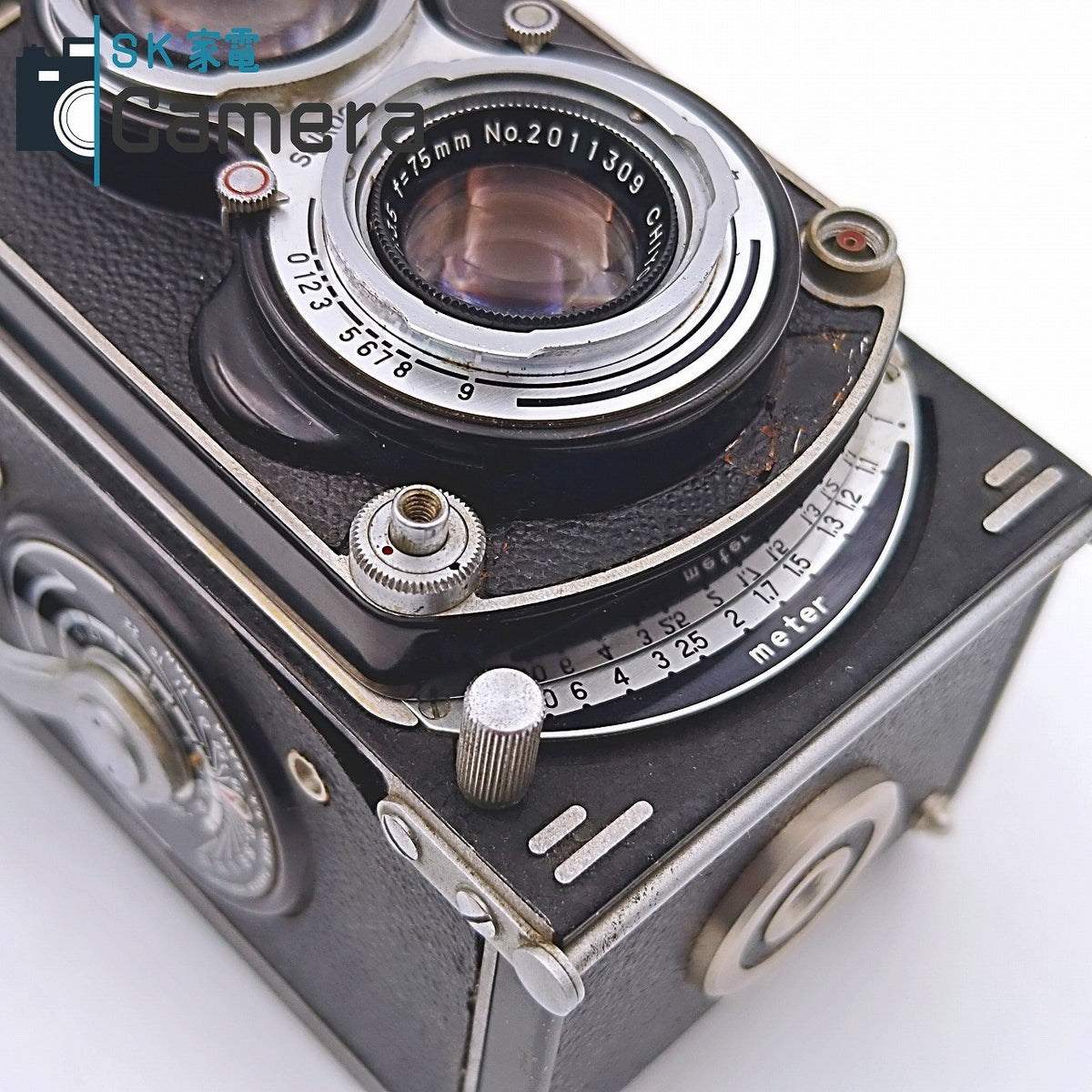 【中古】 MINOLTA AUTOCORD L型 ROKKOR 75ｍｍ F3.5 CHIYODA KOGAKU ミノルタ オートコード