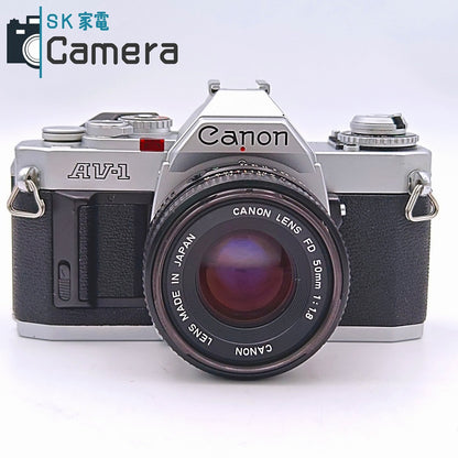 【中古】 Canon AV-1 NEW FD 50ｍｍ F1.8 キャノン 一眼レフフィルムカメラ