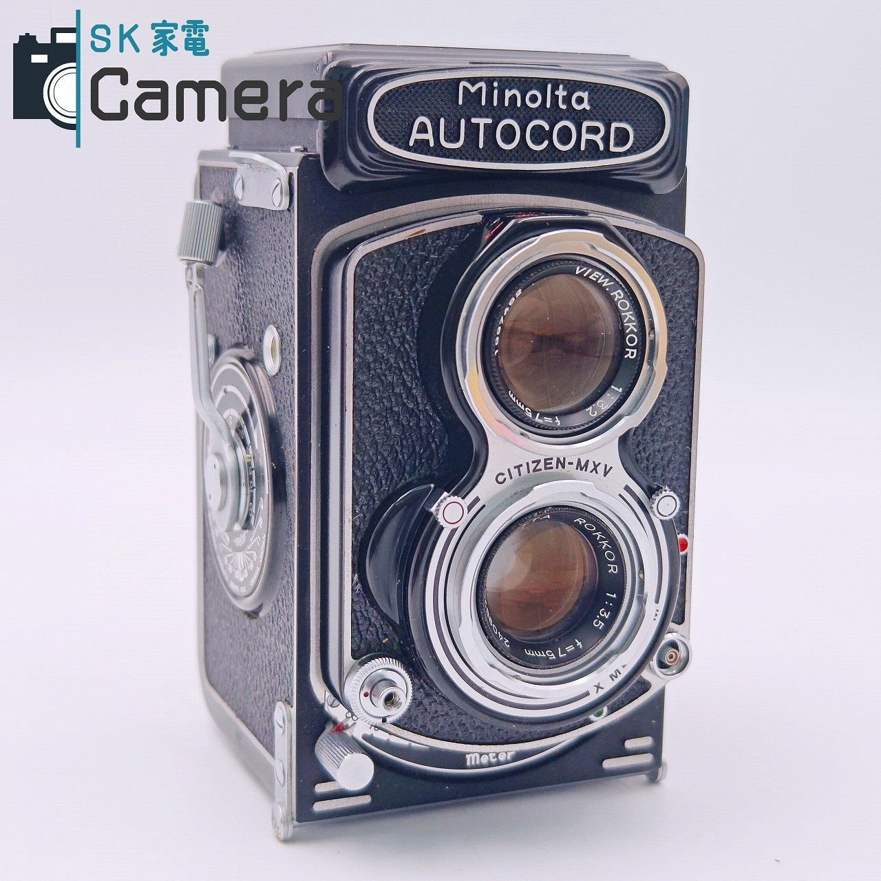 【中古】 MINOLTA AUTOCORD ROKKOR 75ｍｍ F3.5 CHIYODA KOGAKU 元箱付 ミノルタ オートコード シリアル一致