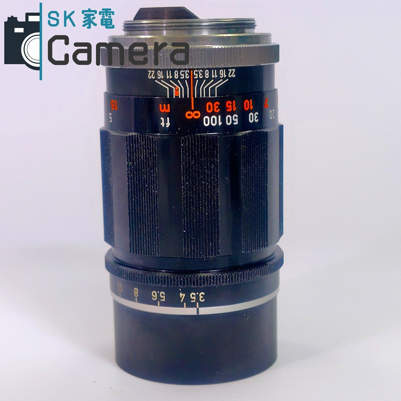 【中古】 Canon LENS 135ｍｍ F3.5 L39 キャノン 希少な元箱付 シリアル一致 キャップ付