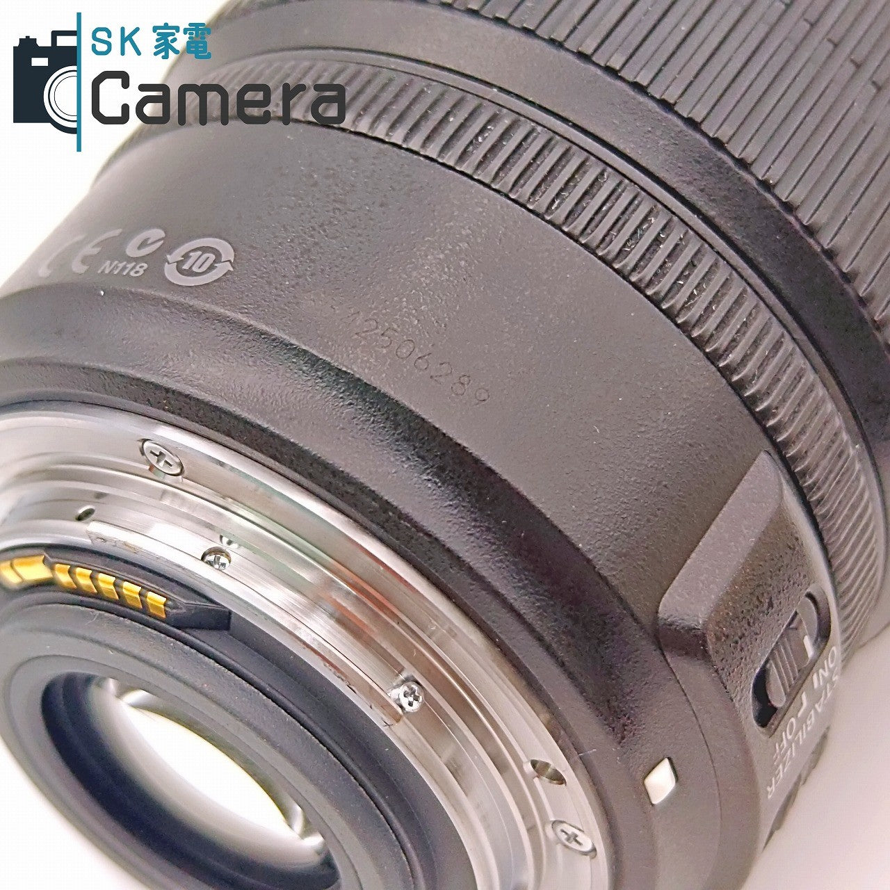 【中古】 Canon EF-S 15-85ｍｍ F3.5-5.6 IS USM キャノン キャップ付 美品