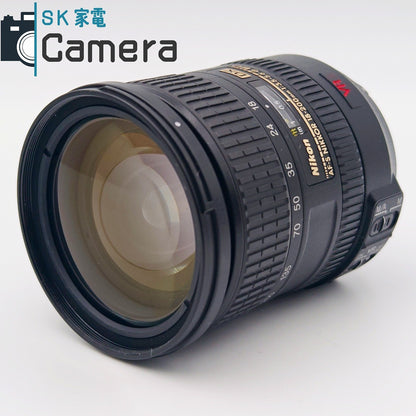 【中古】 Nikon DX AF-S NIKKOR 18-200ｍｍ F3.5-5.6 G ED VR フード キャップ付 ニコン