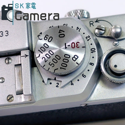 【中古】 Leica IIIF 平爪 レンジファインダー 2025年10月修理済 30日保証 ライカ Ⅲ F