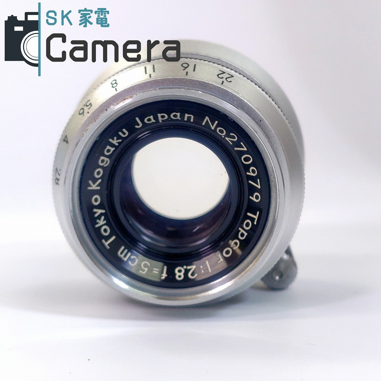 【中古】 TokyoKogaku Topcor 5cm F2.8 L39 2025年11年清掃済 トプコン