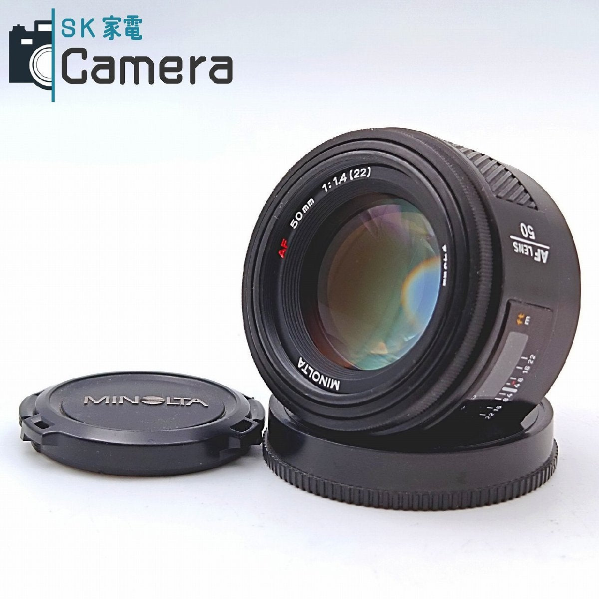 MINOLTA AF 50ｍｍ F1.4 キャップ付き ミノルタ Aマウント 美品