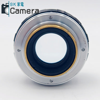 【中古】 CHIYODA KOGAKU SUPER ROKKOR 5cm F1.8 L39 フード付き 千代田光学