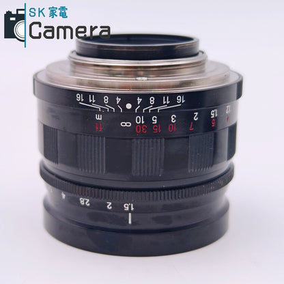 【中古】 Voigtlander NOKTON 50ｍｍ F1.5 ASPHERICAL L39 フォクトレンダー ノクトン フード付き 美品