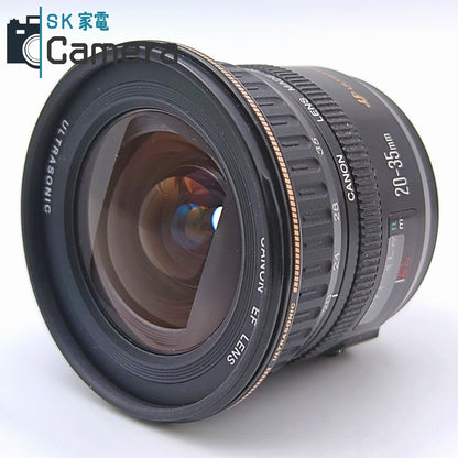 【中古】 Canon EF 20-35ｍｍ F3.5-4.5 USM キャノン キャップ フィルター 付 良