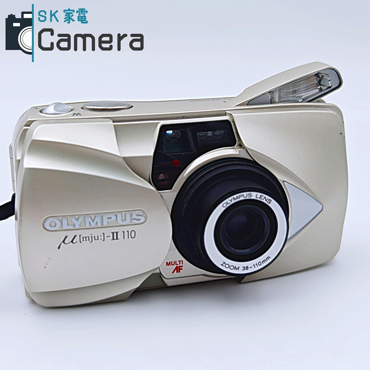 【中古】 OLYMPUS μ [mju:]-II 110 38-110ｍｍ オリンパス ミュー コンパクトフィルムカメラ テスト用フィルムにて確認済