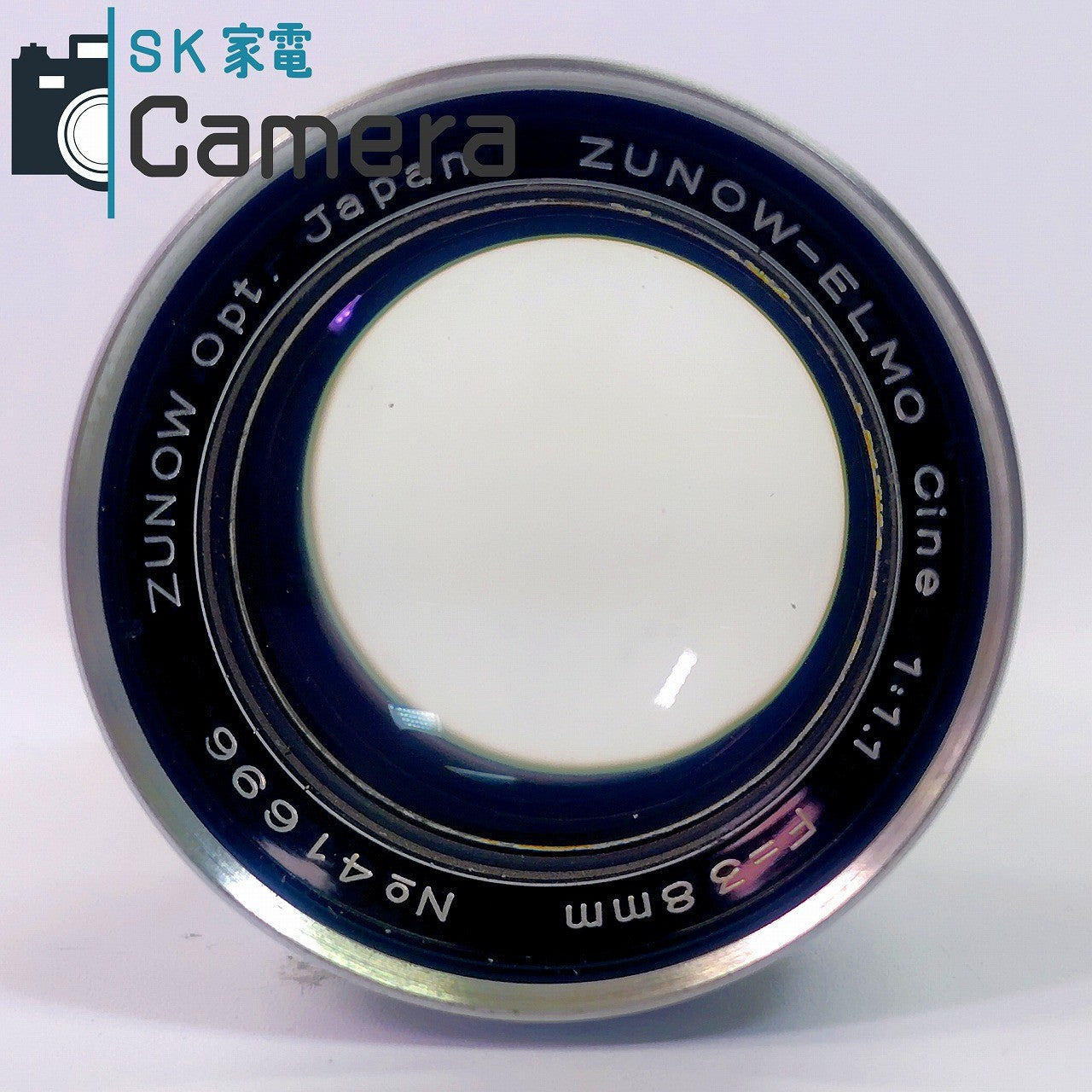 【中古】 ZUNOW-ELMO Cine 38ｍｍ F1.1 ズノー エルモ シネレンズ Dマウント