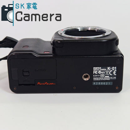 【中古】 PENTAX K-01 電池 SD16GB 付 ペンタックス ミラーレス一眼デジタルカメラ