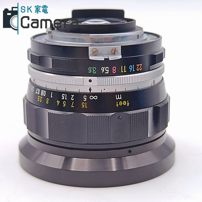 【中古】 Nikon NIKKOR-UD Auto 20ｍｍ F3.5 非Ai NH-9 フード付 ニコン 良