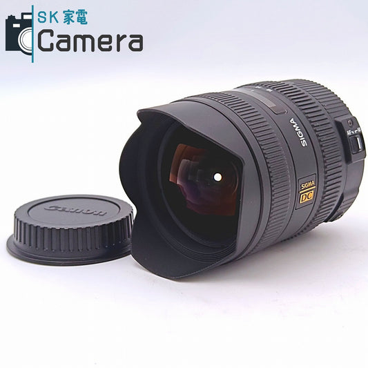 【中古】 SIGMA DC 8-16ｍｍ F4.5-5.6 HSM キャノンEF用 シグマ 美品