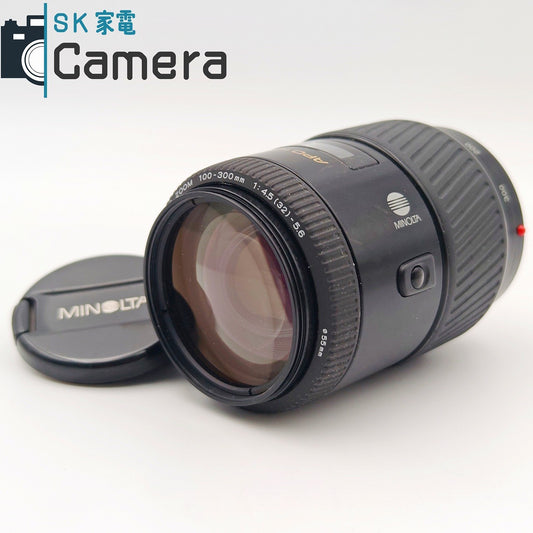 【中古】 MINOLTA AF APO TELE ZOOM 100-300ｍｍ F4.5-5.6 ミノルタ Aマウント キャップ付