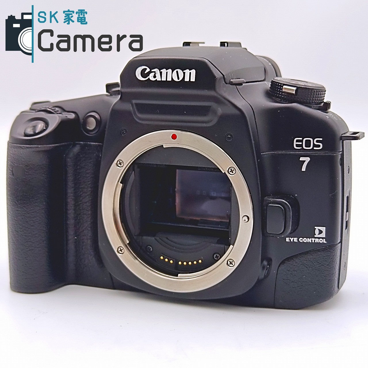 【中古】 Canon EOS 7 EYE CONTROL 一眼レフフィルムカメラ EOS7 キャノン テスト用フィルムにて動作確認済 ストラップ付