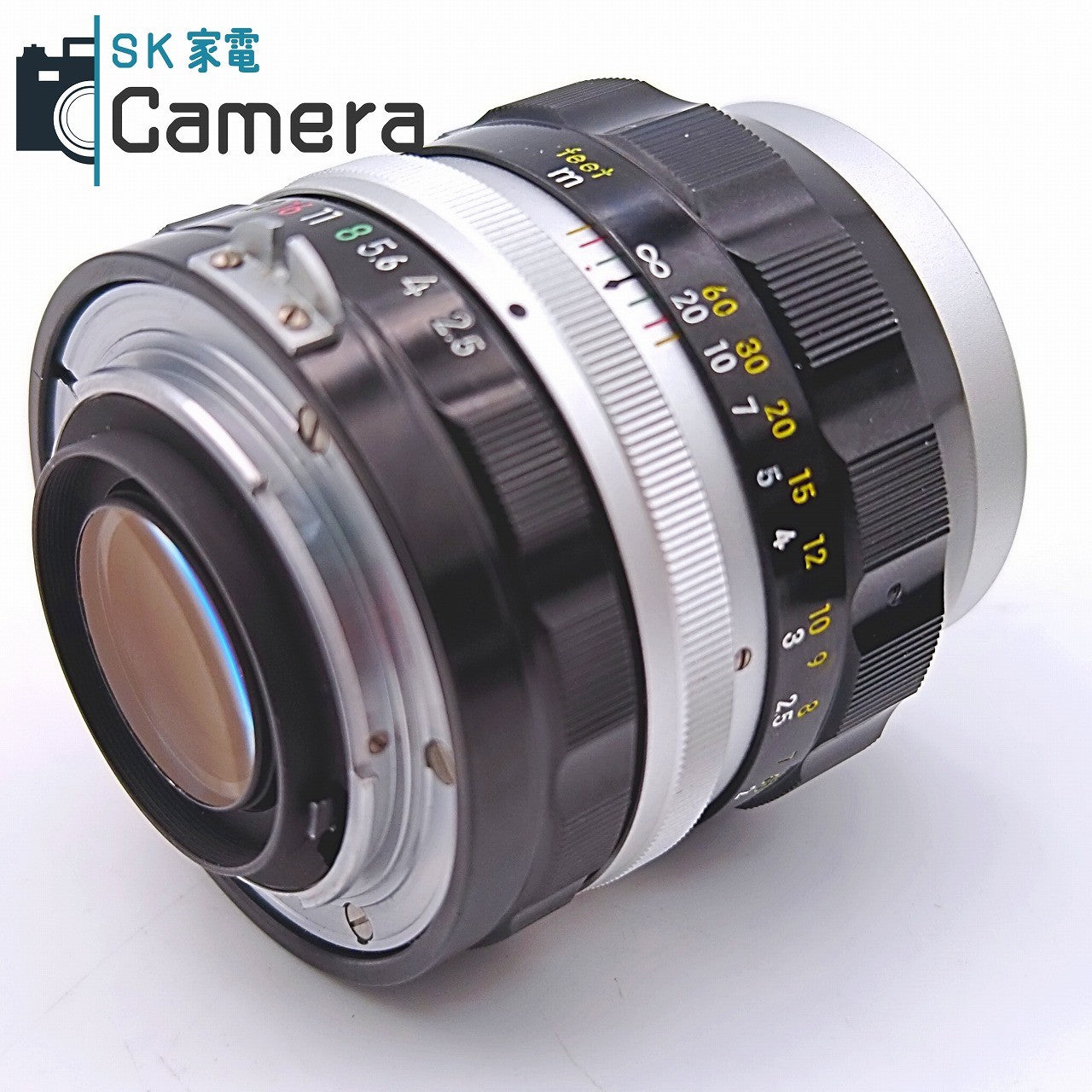 【中古】 Nikon Nippon Kogaku NIKKOR-P Auto 105ｍｍ F2.5 非Ai ニコン フード付