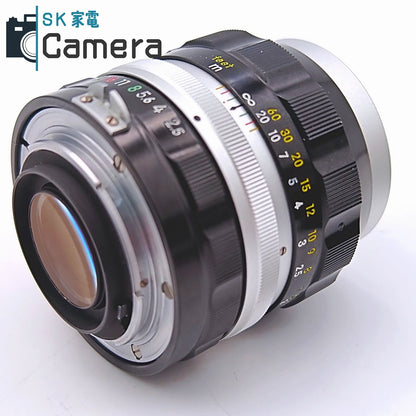 【中古】 Nikon Nippon Kogaku NIKKOR-P Auto 105ｍｍ F2.5 非Ai ニコン フード付