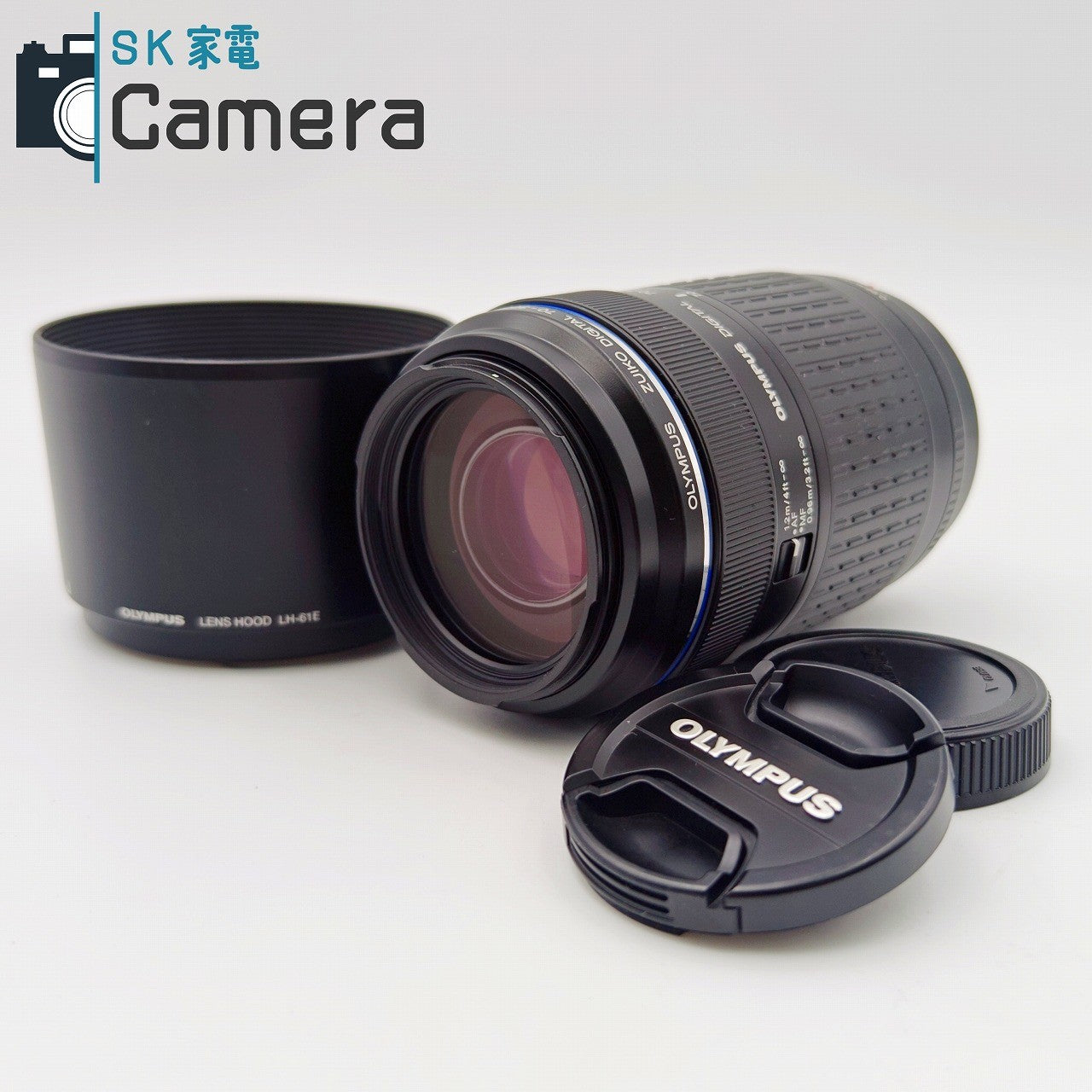 【中古】 OLYMPUS DIGITAL 70-300ｍｍ F4-5.6 ED フード付 フォーサーズ 美品
