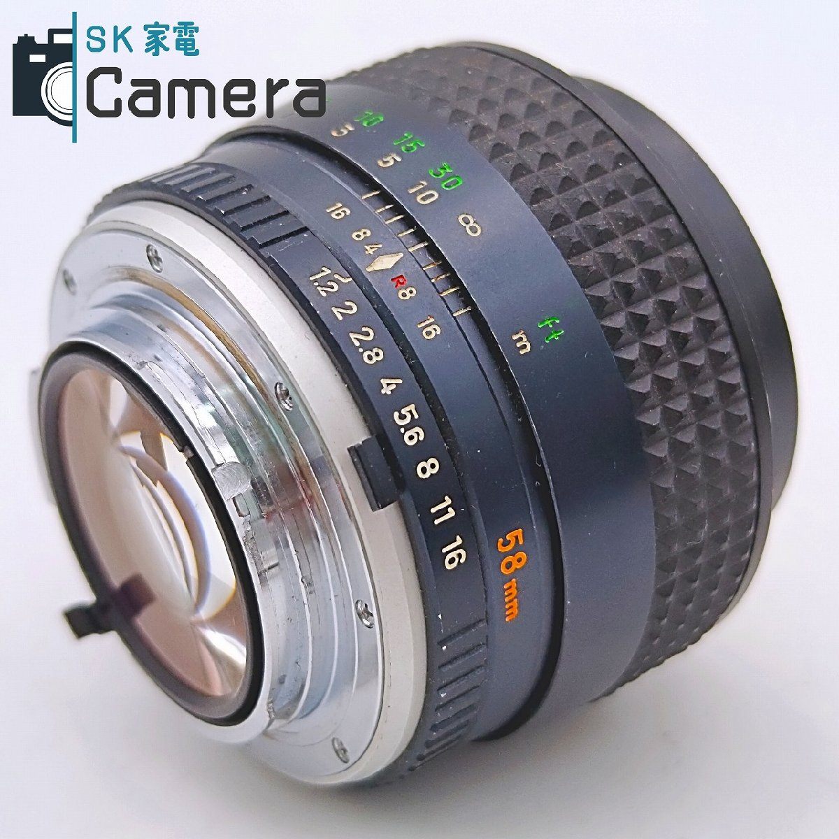 MINOLTA MC ROKKOR 58ｍｍ F1.2 ミノルタ 2026年レンズ内清掃 現状品