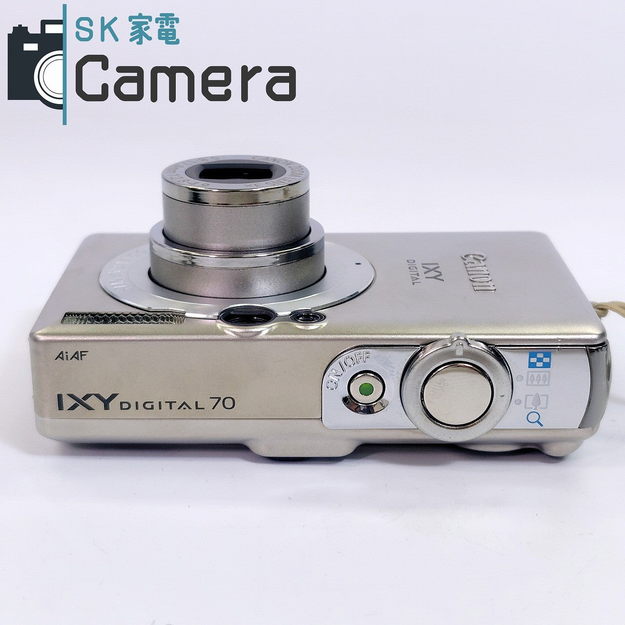 【中古】 Canon IXY DIGITAL 70 キャノン イクシー デジタル 電池 充電器 ケース 付 PC1193 美品