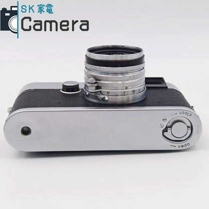 【中古】 NICCA IIIL NIKKOR-H 5cm F2 L39 2025年12月オーバーホール済 ニッカ 3L レンジファインダー 30日保証
