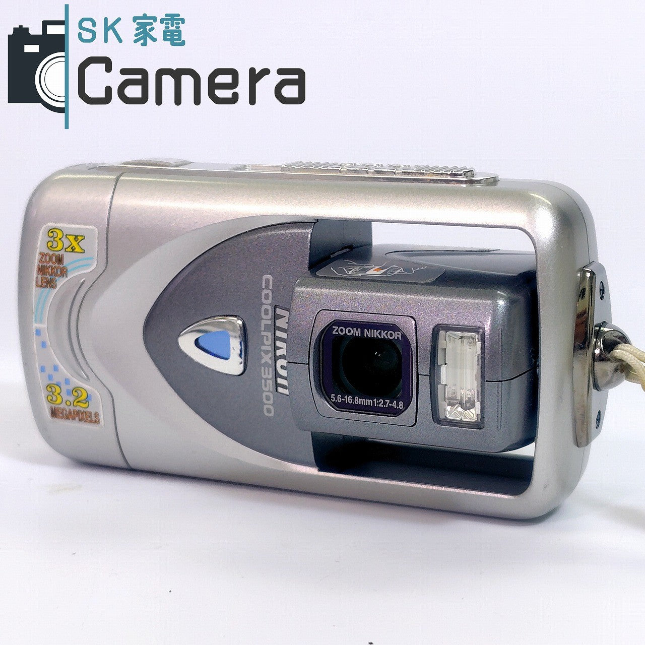 【中古】 Nikon COOLPIX 3500 ニコン クールピクス コンパクトデジタルカメラ 箱 充電器 CF16MB 付