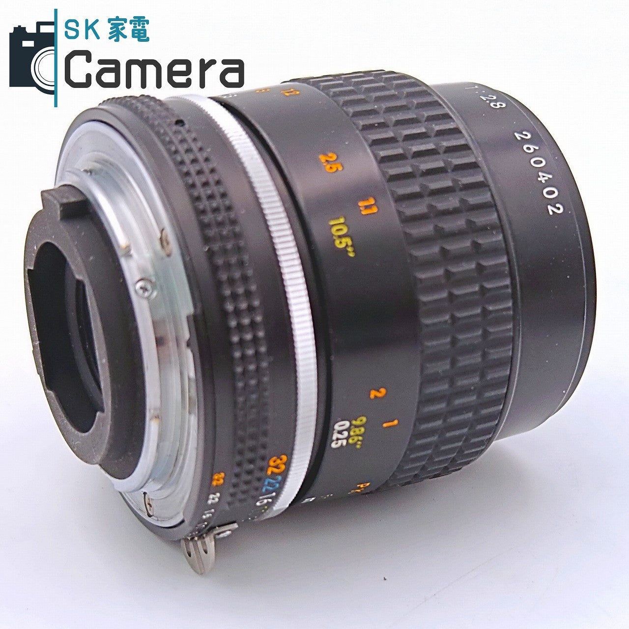 【中古】 NIKON Micro-NIKKOR 55ｍｍ F2.8 Ai-s ニコン キャップ付