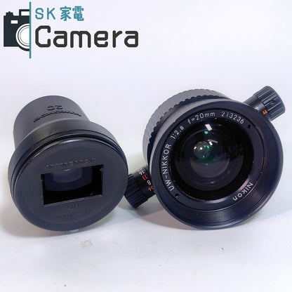 Nikon UW-NIKKOR 20ｍｍ F2.8 ニコン ニコノス用 ファインダー付 28ｍｍファインダーアダプター付