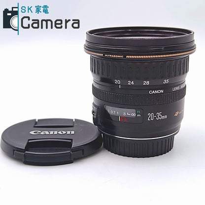 【中古】 Canon EF 20-35ｍｍ F3.5-4.5 USM キャノン キャップ フィルター 付 良